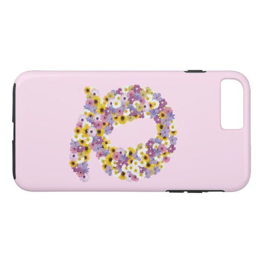 Monogram letter Q Case-Mate iPhone Case (Achterkant (Horizontaal))