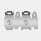 Monogram "Letter V" Bedankdoosjes (Uitgevouwen)