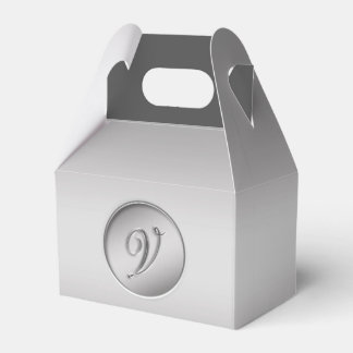 Monogram "Letter V" Bedankdoosjes