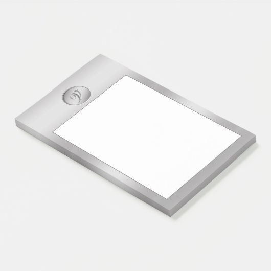 Monogram "Letter V" Post-it® Notes (Schuin)