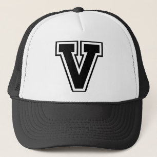 Monogram letter V Trucker Pet