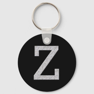 Monogram Letter Z Sleutelhanger