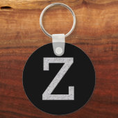 Monogram Letter Z Sleutelhanger (Voorkant)