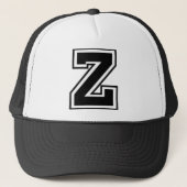 Monogram letter "Z" Trucker Pet (Voorkant)