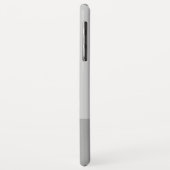 Monogram lichte grijze en grijze moderne Initialen Case-Mate iPhone Case (Achterkant/links)