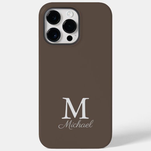 Monogram lichtmist Hoesje-Mate iPhone case (Achterkant)
