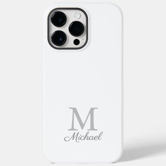 Monogram lichtmist Hoesje-Mate iPhone case (Achterkant)