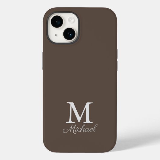 Monogram lichtmist Hoesje-Mate iPhone case (Achterkant)