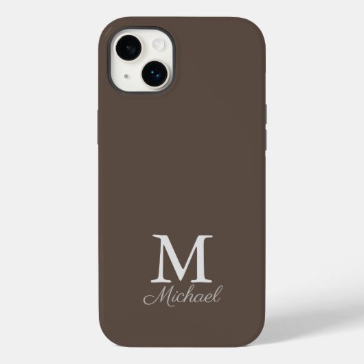 Monogram lichtmist Hoesje-Mate iPhone case (Achterkant)