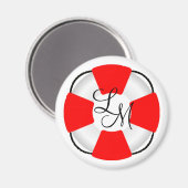 Monogram Life Preserver Magneet (Voorkant / Achterkant)