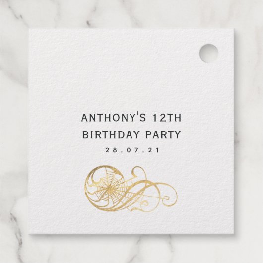  Monogram Lijst Bedankjes Labels (Achterkant)