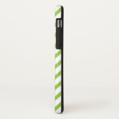 Monogram Lime Green Chevron Modern Case-Mate iPhone Case (Achterkant/links)