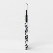 Monogram Limoen Black White Damask Case-Mate iPhone Case (Achterkant/links)