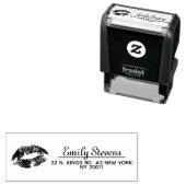 Monogram lippen  zelfinktende stempel (In situ)