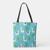 Monogram Llama en Cactus Pattern Draagtas (Achterkant)