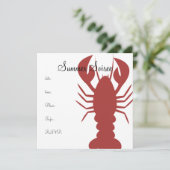 Monogram Lobster Kaart (Staand voorkant)