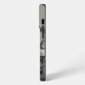 Monogram  Locomotief Trein Telefoon Case iPhone Hoesje (Linkerkant)