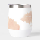 MONOGRAM LOGO initiales élégantes aquarelle blush (Droite)