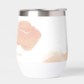 MONOGRAM LOGO initiales élégantes aquarelle blush (Gauche)