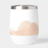 MONOGRAM LOGO initiales élégantes aquarelle blush (Arrière)