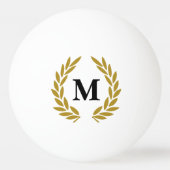 Monogram Lorberkranz Gold Pingpongballen (Voorkant)
