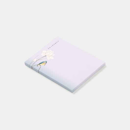 Monogram  Lotus Post-it® 4 x 3 Post-it® Notes (Schuin)