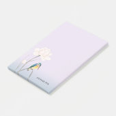 Monogram  Lotus Post-it® 4 x 6 Notes (Schuin)