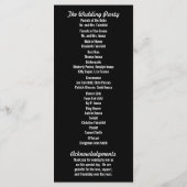 Monogram Love Couple Wedding Programmes (Dos)