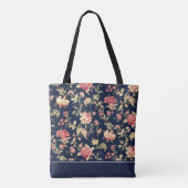 Monogram lovely Floral Shower | Canvas tas (Achterkant)