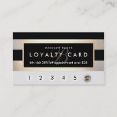 Monogram Loyalty 6 Punch Gold en Black Stripe (Voorkant)
