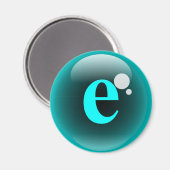 Monogram luchtbel E Magneet (Voorkant / Achterkant)