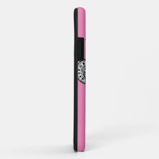 MONOGRAM LUCKY CHIP Hoesje-Mate iPhone CASE (Achterkant/rechts)
