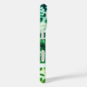 Monogram luipaard dierenprint groen blauwgroen gee Case-Mate iPhone case (Achterkant / Rechts)