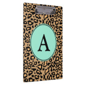 Monogram luipaardklembord klembord (Rechts)