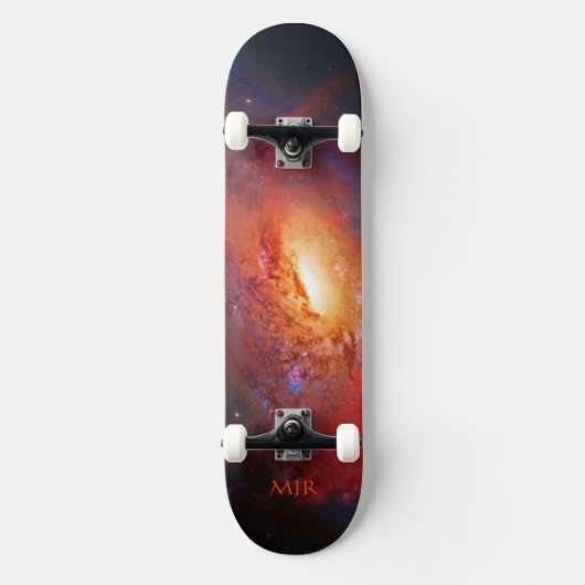 Monogram, M106 Spiral Galaxy, Canes Venatici Skateboard (Voorkant)