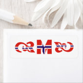 Monogram M Noors etiket (Insitu)