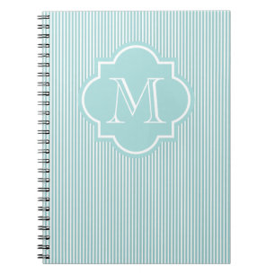  Monogram M notitieboek   Turquoise