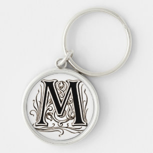 monogram "M" Sleutelhanger