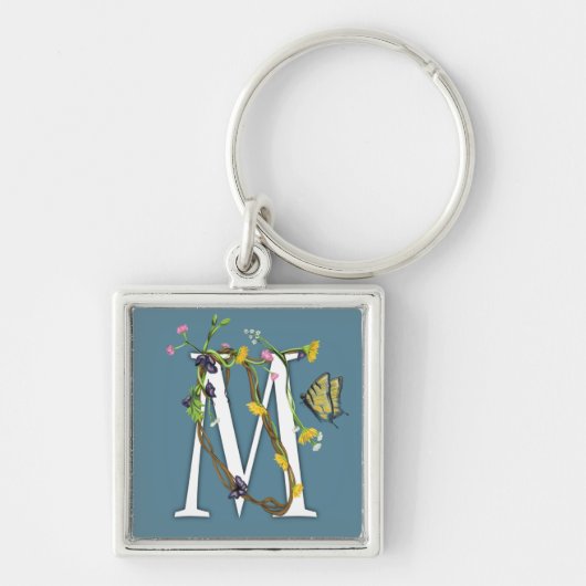 Monogram M Sleutelhanger (Voorkant)