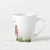 Monogram M Spring Garden Latte Mok (Rechts)