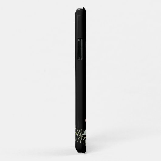 Monogram M zwart/roze Case-Mate iPhone Case (Achterkant/rechts)