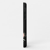 Monogram M zwart/roze Case-Mate iPhone Case (Achterkant/links)