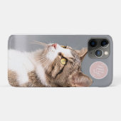 Monogram maak je eigen kat foto Case-Mate iPhone case (Achterkant (horizontaal))