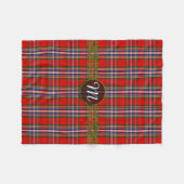Monogram MacFarlane Red Tartan Fleece Deken (Voorkant (Horizontaal))
