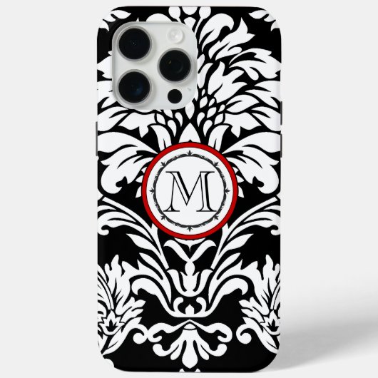 Monogram  Magnolia Flower Pattern iphone Case-Mate iPhone Case (Achterkant)