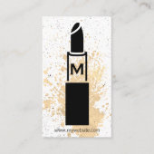 Monogram / Makeup-stick Visitekaartje (Voorkant)