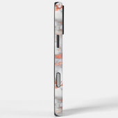 Monogram Marble Rose Gold  Case-Mate iPhone Case (Achterkant / Rechts)