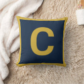 MONOGRAM MARINE OR DOUBLESIBLE Coussin de coussin (Couverture)
