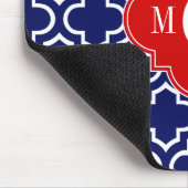 Monogram marinescheepvaart Marokkaans #6 Rood 3 In Muismat (Hoek)