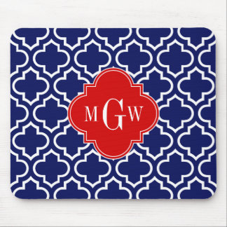 Monogram marinescheepvaart Marokkaans #6 Rood 3 In Muismat